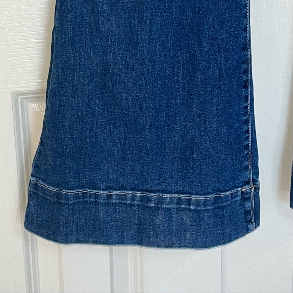 Altar’d State High Rise Women’s Flare Jeans Medium Wash Boho Retro Size 30 - Picture 4 of 10